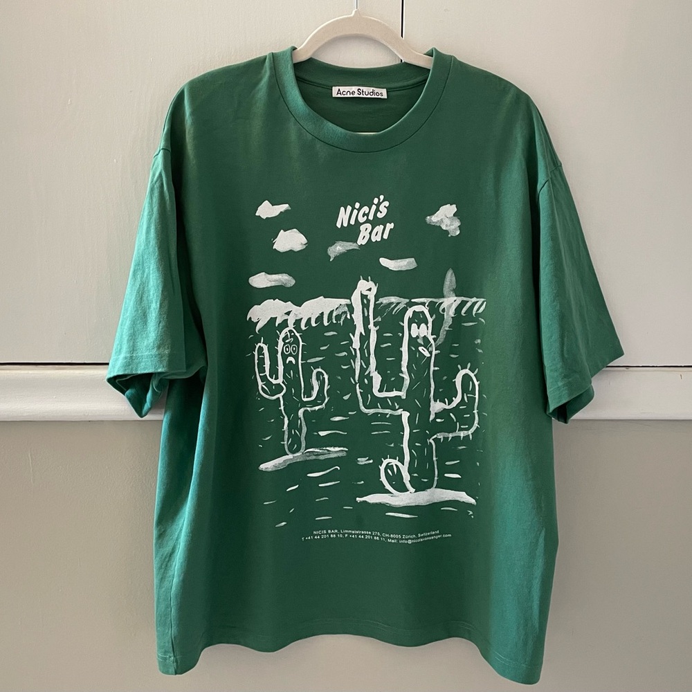 Acne Studios Beni Bischof collab Tshirt, XL